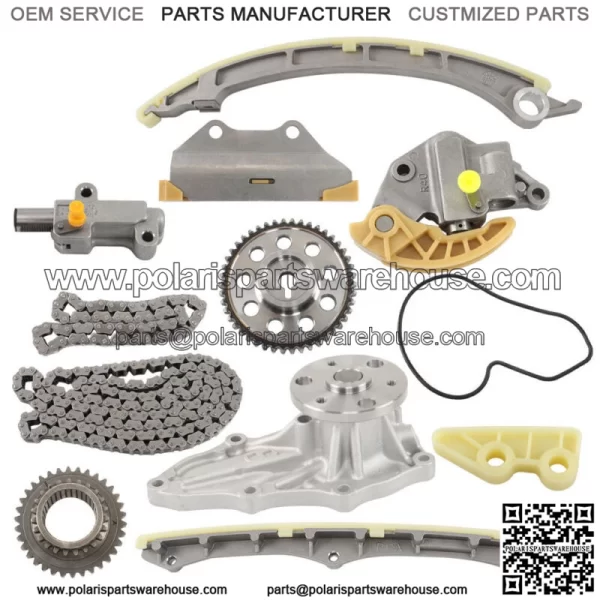 Water Pump Timing Chain Kit For 2008-2014 Honda Accord CR-V Acura 2.4L