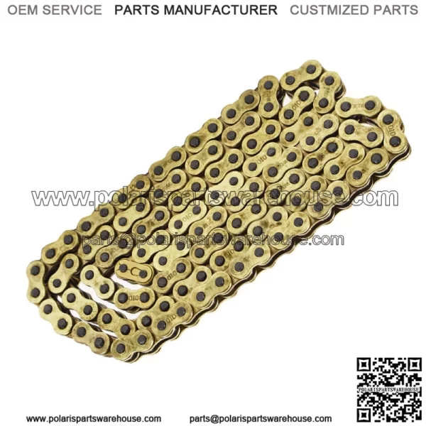 Motorcycle 520 O-Ring Gold Drive Chain 120 Links 520 X 120 With Masterlink - Image 4