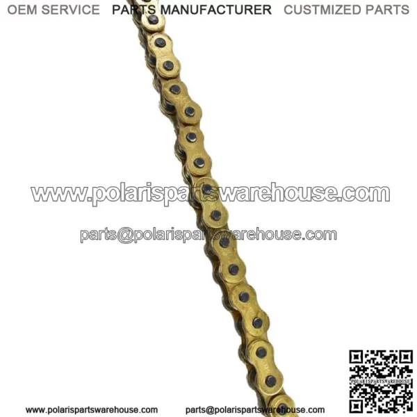 Gold 530x150 O-Ring Drive Chain Motorcycle 530 Pitch 150 Links 8200# Tensile - Image 4