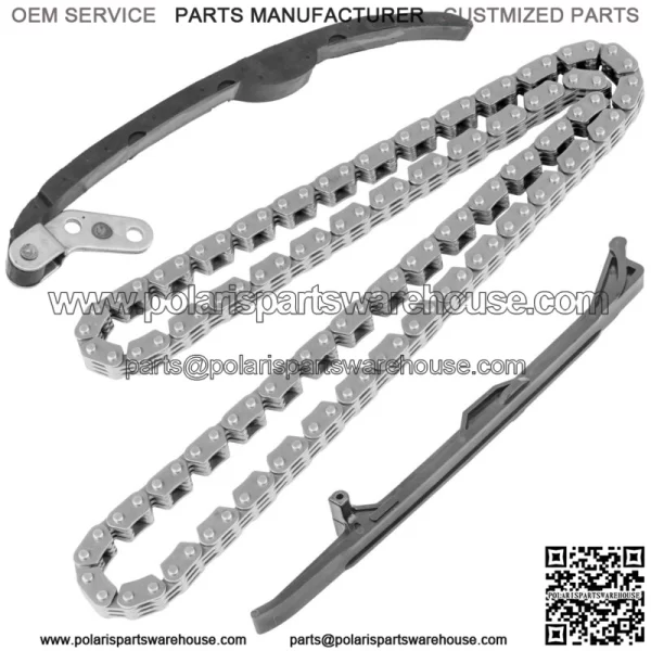 Camshaft Chain & Guides For Yamaha Grizzly 700 YFM700 2007-08 2011-2015 2019-23(For: Yamaha Rhino 700)
