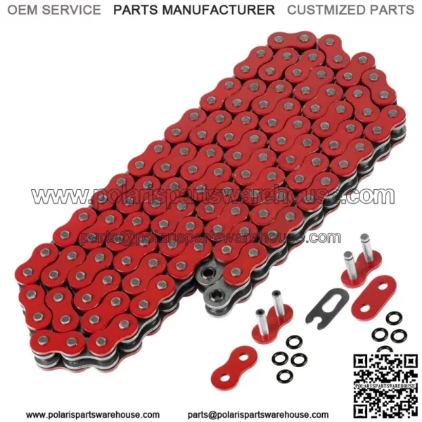 Red O-Ring Drive Chain & Sprockets Kit for Honda TRX450R Sportrax 450 2004 2005 (For: Honda) - Image 5