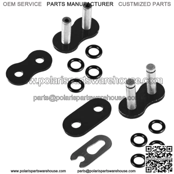 O-Ring Drive Chain for Honda TRX450R 2004 2005 2006 2007 2008 Black (For: Honda) - Image 5
