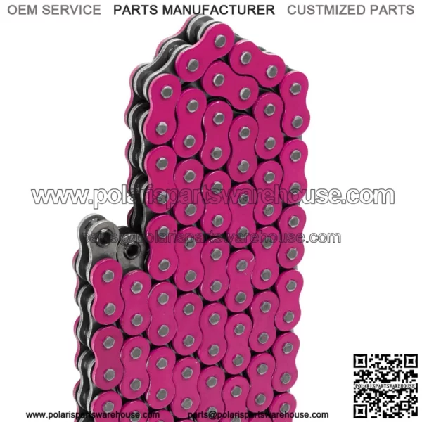 Pink O-Ring Drive Chain for Honda TRX450R 2004 2005 2006 2007 2008 (For: Honda) - Image 4