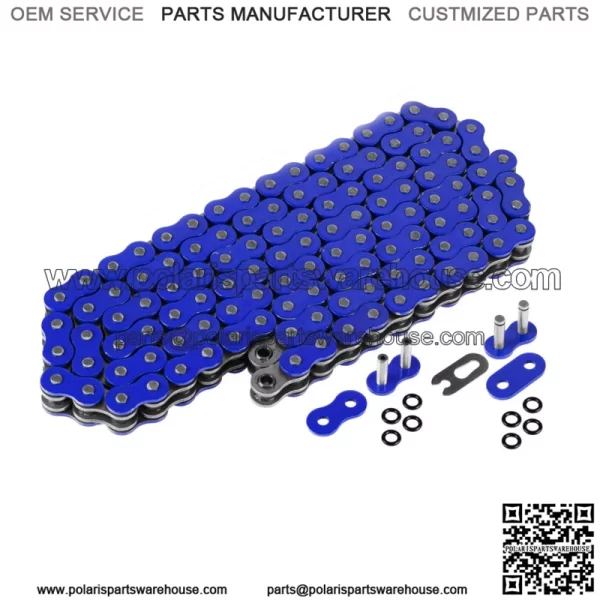 O-Ring Blue Drive Chain for Yamaha Raptor 700 YFM700R Se 2006-2013 (For: Yamaha Raptor 700)