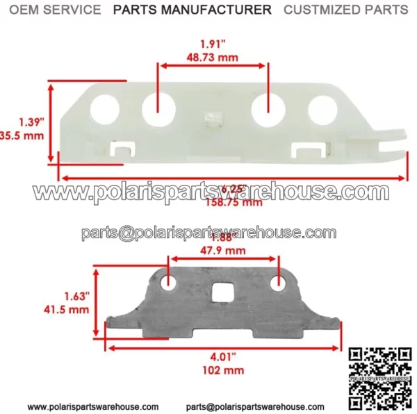 Cam Chain Tensioner Guide For Polaris RZR XP 1000 EPS 2014-2019 For: Polaris Sportsman 570 - Image 4