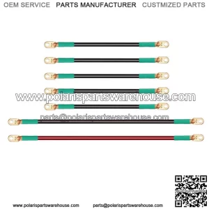 Golf Cart Battery Cables for 1994-up EZGO TXT 36V 48V, 14" Long-5pc, 25" Long-2