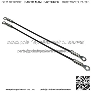 Pair 2 of Flexible Tailgate Tethers 12" Golf Cart Club Car Cable 105128001
