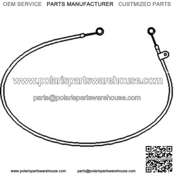 143989C1 New Hydraulic Aux Valve Flow Control Cable Fits Case-IH Tractor Models