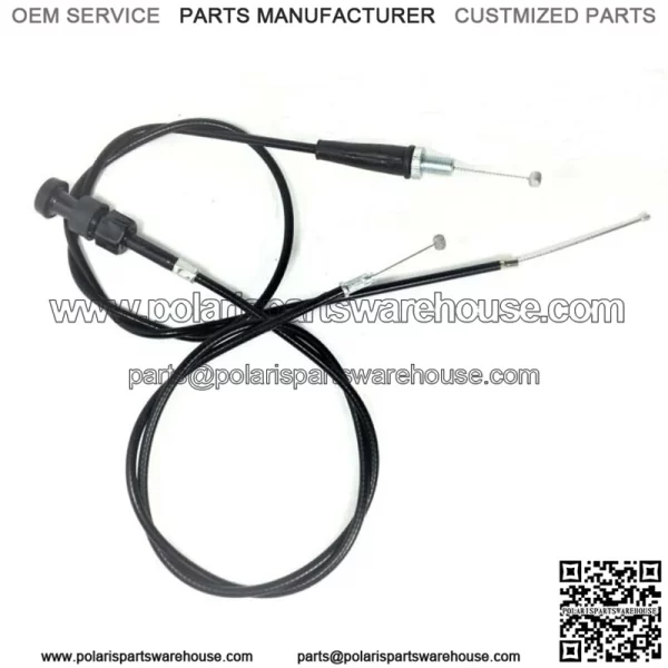 Choke & Throttle Cable for HONDA FOURTRAX TRX200SX TRX200D TYPE II 1986-1991 ATV For: Honda FourTrax 200 - Image 2