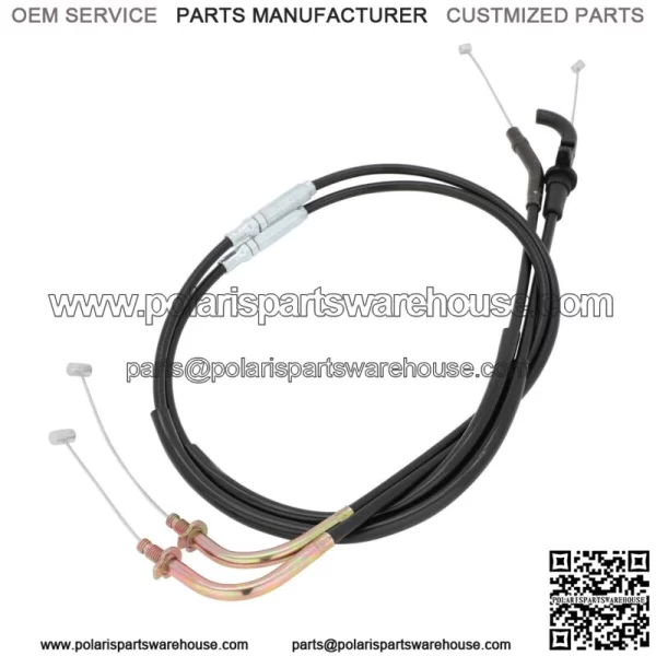 Motorcycle Pull & Push Throttle Cable Wire for Kawasaki Z1000 2003-2006 04 05 (For: Kawasaki) - Image 4