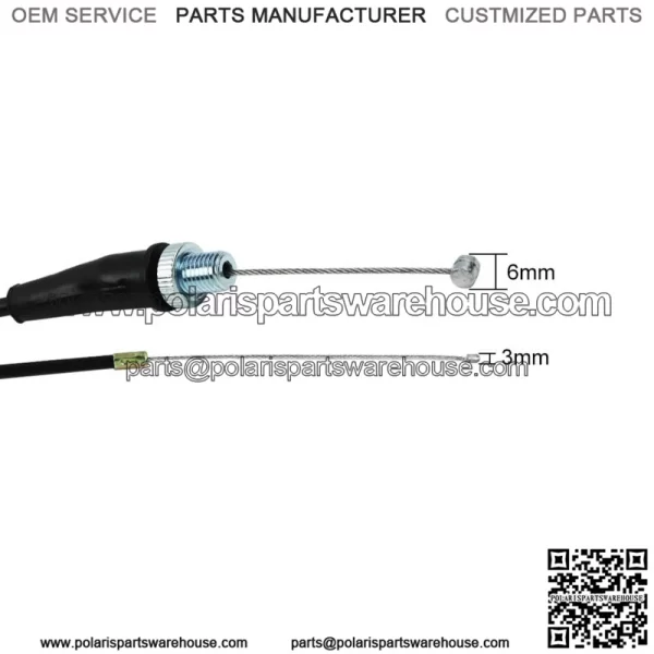 Throttle Cable For Kawasaki KX125 KX 125 1992-2005 KX250 250 1992-2004 Motor (For: Kawasaki) - Image 2