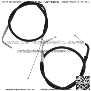 Push Pull Throttle Cable Set Kawasaki Ninja ZX6 ZX6R ZX600 54012-1395 (For: Kawasaki)