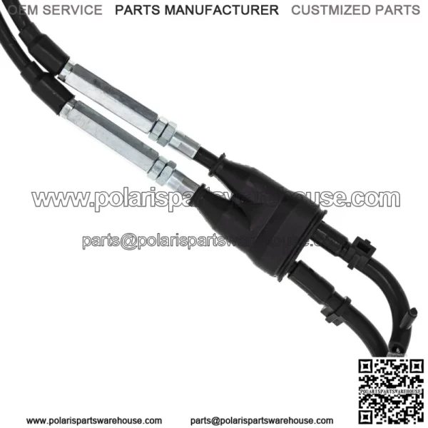 Push Pull Throttle Cable for Kawasaki Ninja ZX6R ZX6RR ZX600N 54012-0132 (For: Kawasaki) - Image 3