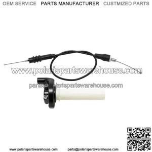 Kawasaki KLX110 New Complete Throttle Assembly & Cable Kit For OEM Carb KLX 110 (For: Kawasaki)
