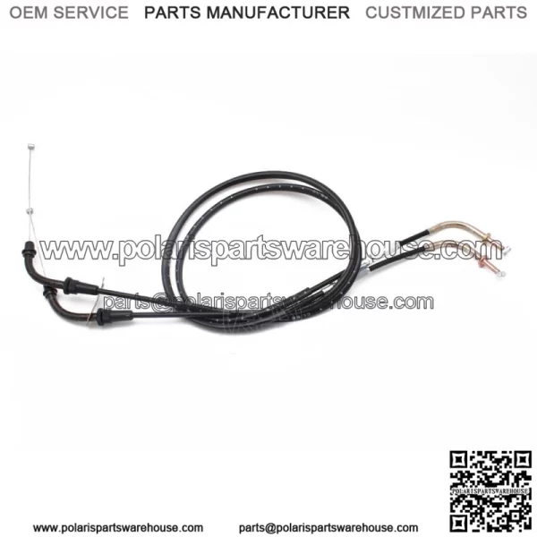 Motorcycle Throttle Oil Cables Line Wires Accelerator Cable For Kawasaki VN800  (For: Kawasaki) - Image 2