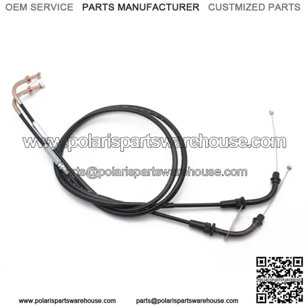 Motorcycle Throttle Oil Cables Line Wires Accelerator Cable For Kawasaki VN800  (For: Kawasaki) - Image 3
