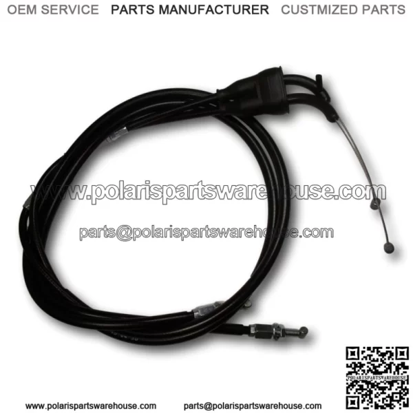 Push Pull Throttle Cable Set Kawasaki KX250F 2011-2012 KX450F 2012 (For: Kawasaki)