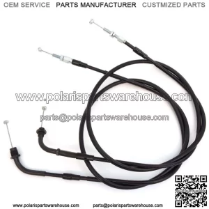 Reproduction Throttle Cable Set - Honda CB/CM400 CB450 Nighthawk CX500 (For: Honda)