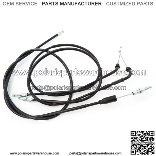Control Cable Set Throttle Pull Push and Clutch Honda CB550 CB750 69-76 550F 77 (For: Honda)