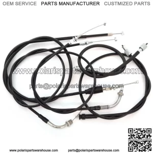 Complete Cable Set - Honda CB360T/G CJ360T - Clutch Speedo Tach Throttle A & B (For: Honda)