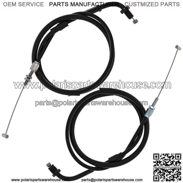 Push Pull Throttle Cable Set Honda CB750SC VF700S 17910-KE5-405 (For: Honda)