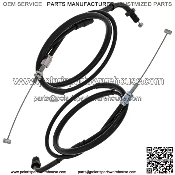 Push Pull Throttle Cable Set Honda CB750SC VF700S 17910-KE5-405 (For: Honda) - Image 2