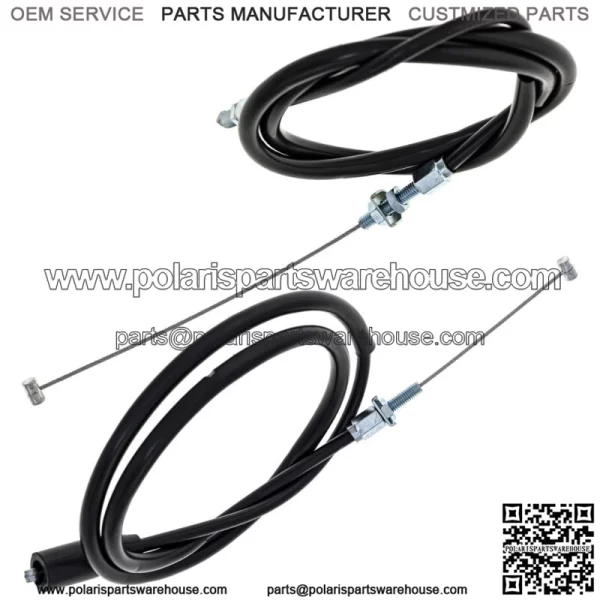 Push Pull Throttle Cable Set for Honda XL250R XR250L 17910-KB7-940 (For: Honda) - Image 2