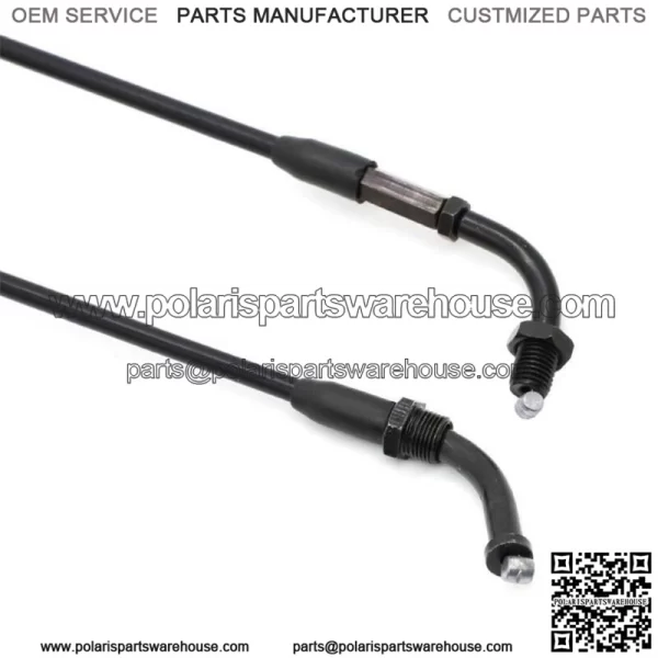Throttle Cable Set For Honda CM400 CX500 Custom Hawk Nighthawk 450 17920-415-000 (For: Honda) - Image 2