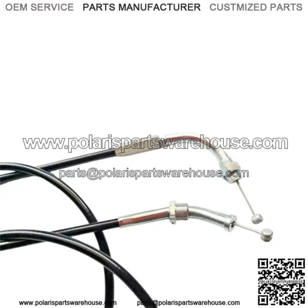 FOR Honda XL250 K0/K1/K2/'76 XL350 K1 K2 Throttle Cable A+B Set New - Image 2