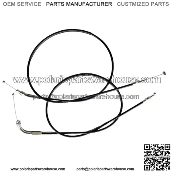 FOR Honda XL250 K0/K1/K2/'76 XL350 K1 K2 Throttle Cable A+B Set New - Image 4