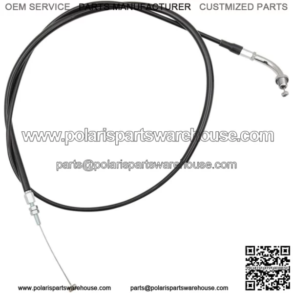 Black Vinyl Throttle Cable Pull OE +12 02-0594 (For: Honda)