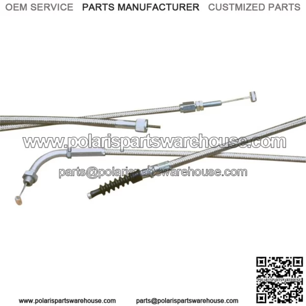 Armor Coat Braided Stainless Steel Cable 62-0302 (For: Honda)