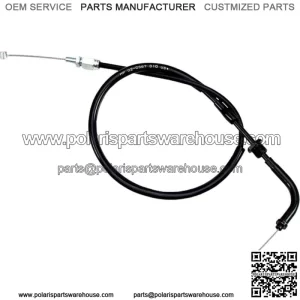 Black Vinyl Throttle Push Cable - 02-0567 (For: Honda)