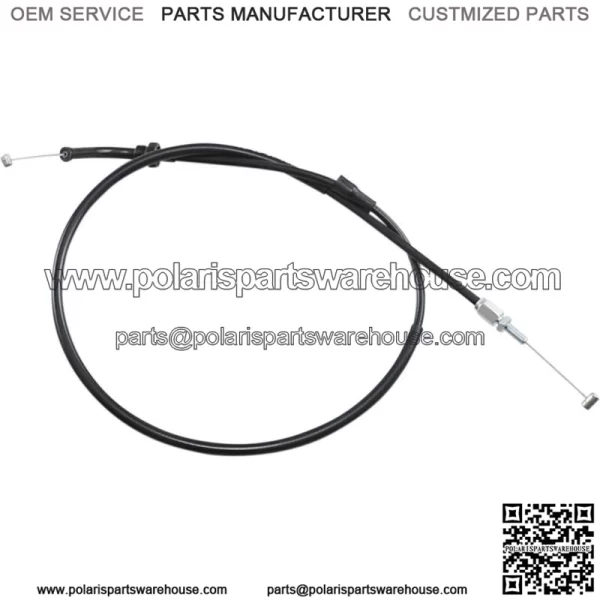 Black Vinyl Throttle Push Cable 02-0101 (For: Honda) - Image 2