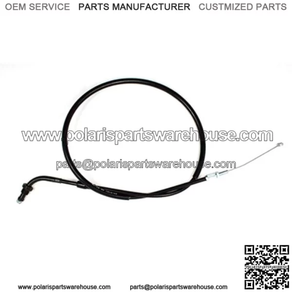 Black Vinyl Throttle Push Cable 02-0101 (For: Honda) - Image 3