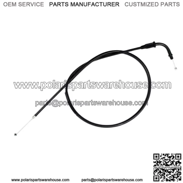 Black Vinyl Throttle Cable for 1982 Yamaha XJ750 Maxim (For: Yamaha)