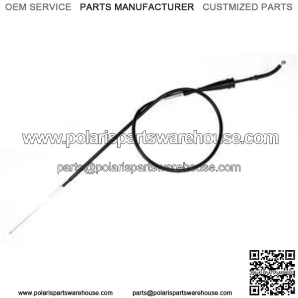 Fits 1993 Yamaha WR250 Black Vinyl Throttle Cable 4151441