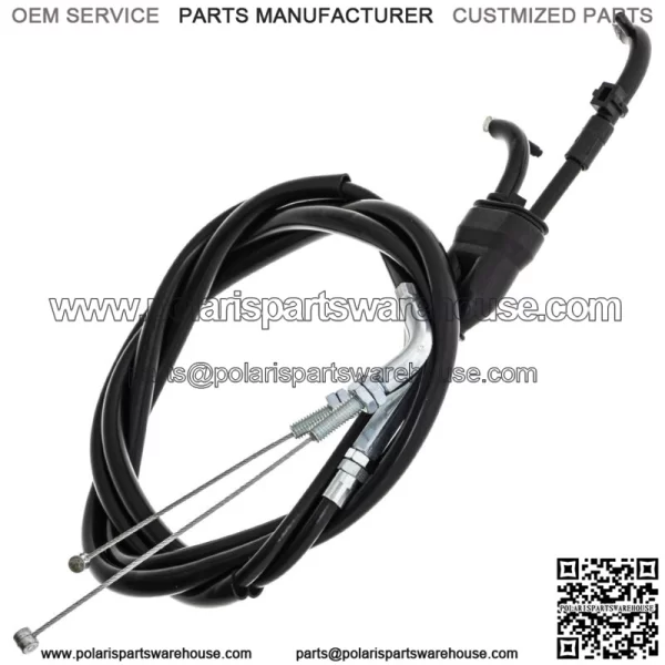 Push Pull Throttle Cable for Suzuki DR650S DR650SE 58300-12D00 58300-12E01 (For: Suzuki) - Image 2