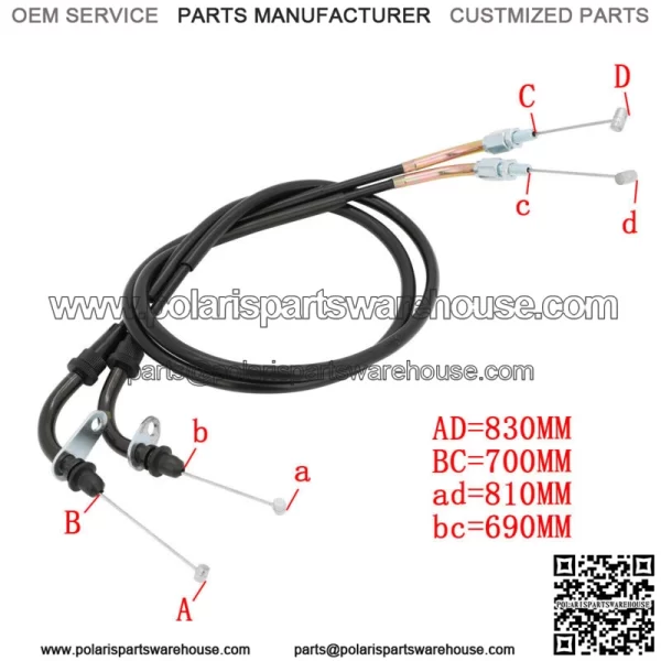 Throttle Cable Fit For Suzuki GSXR600 GSXR750 2011-2017 2012 2013 2014 2015 2016 (For: Suzuki) - Image 3