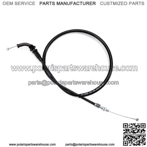 Black Vinyl Throttle Push Cable for Suzuki GZ 250 1999-2010 (For: Suzuki)