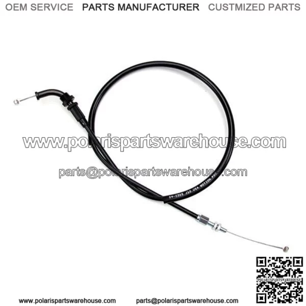 Black Vinyl Throttle Push Cable for Suzuki GZ 250 1999-2010 (For: Suzuki)