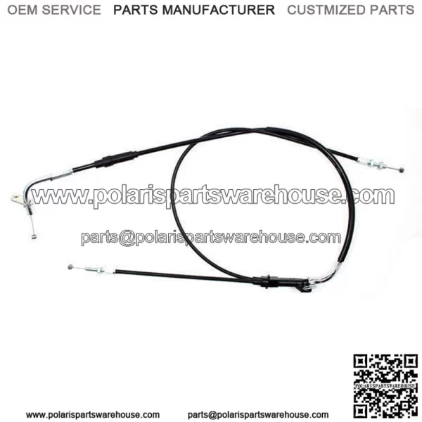 Throttle Cable Black for Suzuki VS1400GLP Intruder 1400 1995-2003 (For: Suzuki)