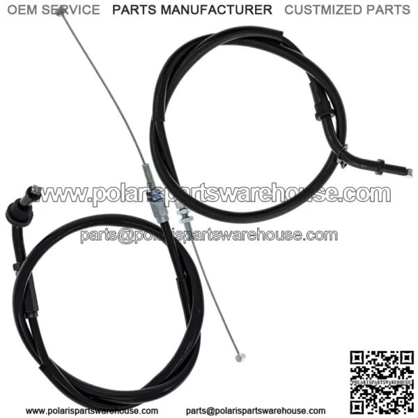 Push Pull Throttle Cable Set for Suzuki GSXR600 GSXR750 58300-33E00 (For: Suzuki)