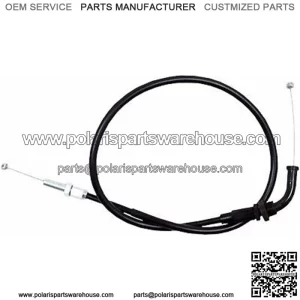 NEW 04-0226 - Black Vinyl Push Throttle Cable SUZUKI GSXR  (For: Suzuki)