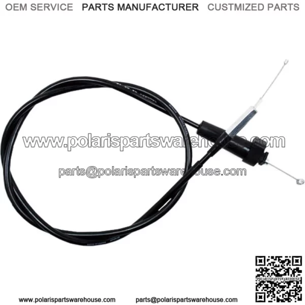 Black Vinyl Throttle Cable For Suzuki Lt-Z400 QuadSport Z 2003-2008 (For: Suzuki)
