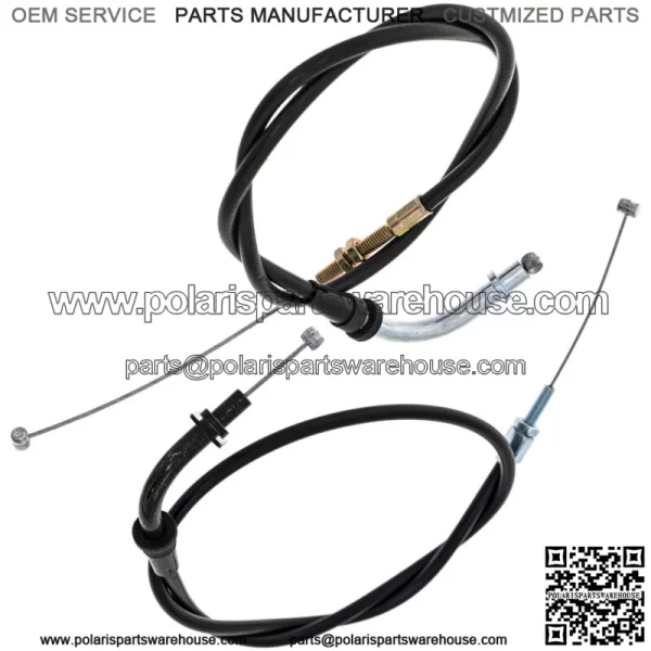 Push Pull Throttle Cable Set Suzuki YZF-R6 YZF-R6S 5SL-26312 5SL-26311 - Image 2