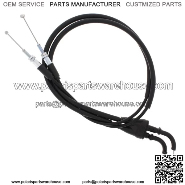 NEW 45-2044 Black Vinyl Throttle Cable (For: Suzuki)