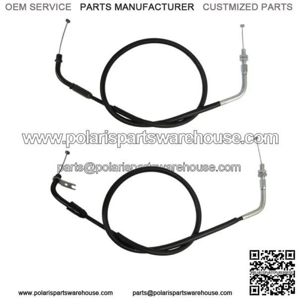 Throttle Cable Push & Pull For Suzuki GSF 1250 S Bandit (Half Faired) 2007-2009