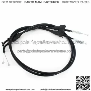 For Suzuki RMZ450 Pull & Push Throttle Cables Stainless Steel+PVC RM-Z450 08-17 (For: Suzuki)