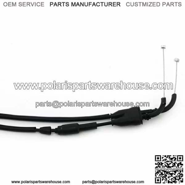 For Suzuki RMZ450 Pull & Push Throttle Cables Stainless Steel+PVC RM-Z450 08-17 (For: Suzuki) - Image 2
